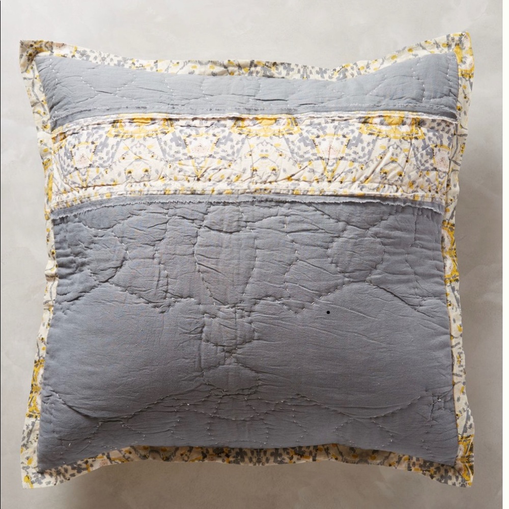 Anthropologie Stitched Sitara Euro Sham Covers
